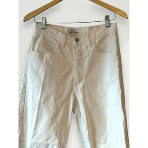 Vintage 1980s Guess by Georges Marciano White High Waisted Tapered Jeans Size 30